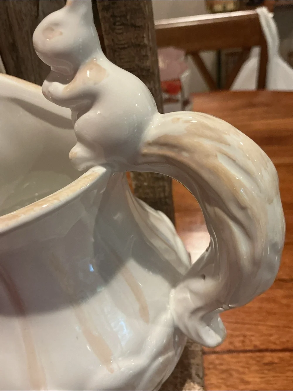 Fall Squirrel Cream and Sugar Set